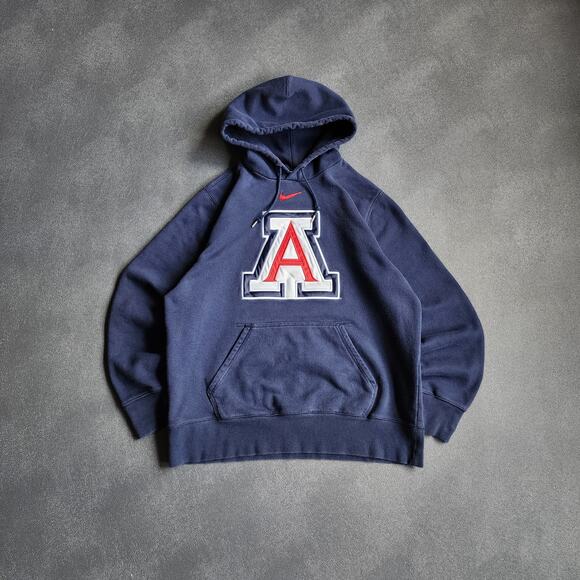Arizona Wildcats Nike Center Swoosh Navy Hoodie XL - Picture 1 of 7